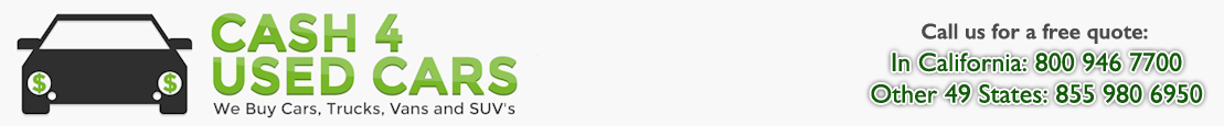 Cash 4 used cars. Well Known used car buying service covering all 50 states. Call 1-800-289-8879